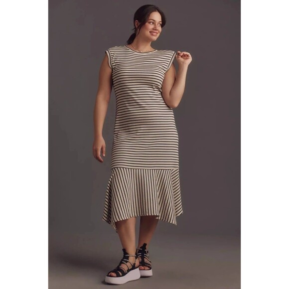 Daily Practice by Anthropologie Highline Short-Sleeve Maxi Dress 3X-PS 282890 - Picture 1 of 11